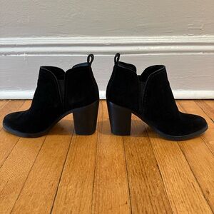 Dolce Vita Black Suede Ankle Boots
